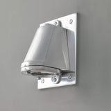 Mast Outdoor Wall Light Polished Aluminum By Original BTC