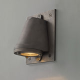 Mast Outdoor Wall Light Sandblasted Weathered Bronze By Original BTC With LED