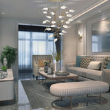 Matera LED Chandelier 25 Lights By Eurofase Lifestyle View