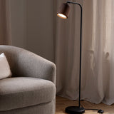 Material Floor Lamp Smoked Oak By New Works Lifestyle View