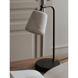 Material Table Lamp White Marble by New Works - Lifestyle View 1