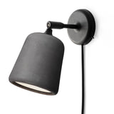Material Wall Lamp Dark Grey By New Works