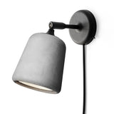 Material Wall Lamp Light Grey By New Works