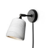 Material Wall Lamp White Marble By New Works