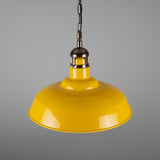 Matlock Pendant - Antique Brass / Honey Yellow