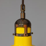 Matlock Pendant - Antique Brass / Honey Yellow