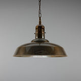 Matlock Pendant Antique Brass / Matte White