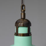 Matlock Pendant - Antique Brass / Mint Turquoise