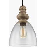 Matrimonio Pendant — 9 Inch, Driftwood / Dark Weathered Zinc