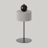 Metal Black-Black Curn Table Lamp by Aromas
