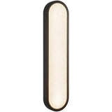Matte Black/Alabaster 22inch Evelyn Wall/Vanity Light by Alora Lighting