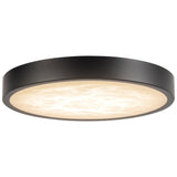 Matte Black 7inch Evelyn Flush Mount by Alora Lighting