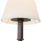 Matte Black/White Linen Sloan Chandelier by Alora Lighting Details