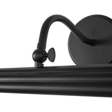 Matte Black 14inch Dottie Wall/Picture Light by Alora Lighting Details