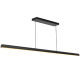 Matte Black 60inch Dottie Linear Pendant by Alora Lighting