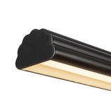 Matte Black 60inch Dottie Linear Pendant by Alora Lighting Details