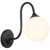 Matte Black Bancroft Wall/Vanity Light by Alora Lighting