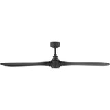 Matte Black Housing with Natural Honey Blades Valiant Smart 60" Ceiling Fan by Visual Comfort Fans