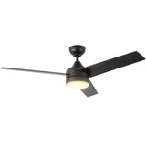 Matte Black Nash Ceiling Fan by Kuzco Lighting