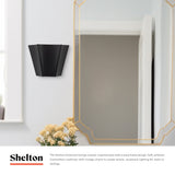 Matte Black Shelton Wall/Vanity Light by Alora Lighting