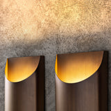 Brushed Bronze Aprile Wall Sconce by Penta