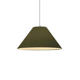 Matte Green Avola Small Ceramic Pendant by Justice Design