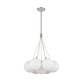 Opal Glass 17inch Bolla Chandelier by Kuzco Lighting