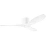Matte White Housing with Matte White Blades Maverick Smart 52inch Hugger Ceiling Fan by Visual Comfort Fans