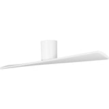Matte White Housing with Matte White Blades Plank Smart 52" Hugger Ceiling Fan by Visual Comfort Fans