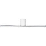 Matte White Housing with Matte White Blades Plank Smart 52" Hugger Ceiling Fan by Visual Comfort Fans