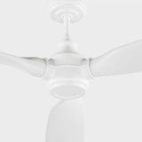 Matte White Housing with Matte White Blades Valiant Smart 60" Ceiling Fan by Visual Comfort Fans
