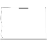 Matt Pure White Small Turner Linear Pendant by Seed Design