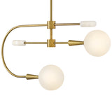 Maude Pendant Light Lacquered Brass By Lark Living - Detailed View1