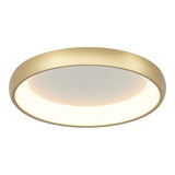 Maverick Flush Mount 12 Inch Brushed Gold