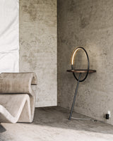 Maya Leaning Floor Lamp By Kuzco Lifestyle View