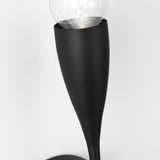 Maya Small Sconce Midnight Black By Generation Lighting - Detailed View1