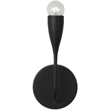 Maya Small Sconce Midnight Black By Generation Lighting