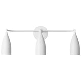 Maya Vanity Lights 3 Lights Matte White By Generation Lighting - Front View2
