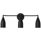 Maya Vanity Lights 3 Lights Midnight Black By Generation Lighting