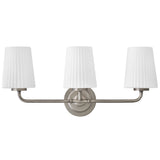 McKenna Vanity Light 3 Lights Antique Nickel By Hinkley - Front View