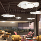 Mediterrania Two Tier Pendant Light White Translucent Ribbon By Bover Lifestyle View3