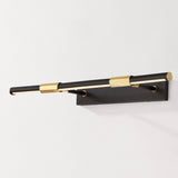 Melbourne Picture Light Medium Aged Brass Distreesed Bronze By Hudson Valley With Light