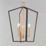 Melrose Pendant Black / Natural Aged Brass by Maxim Lighting