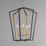 Melrose Pendant Black / Natural Aged Brass by Maxim Lighting