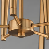Melrose Pendant Black / Natural Aged Brass by Maxim Lighting