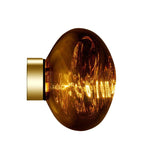 Melt Mini Wall Light By Tom Dixon, Finish: Gold