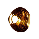 Melt Mini Wall Light By Tom Dixon, Finish: Gold