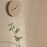 Melt Wall Clock Cashmere By Ferm Living - Lifestyle View