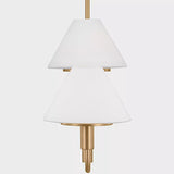 Mendota Linear Chandelier Satin Brass By Generation Lighting - Detailed View3