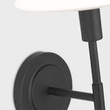 Mendota One Light Bath Light Midnight Black By Generation Lighting - Detailed View1
